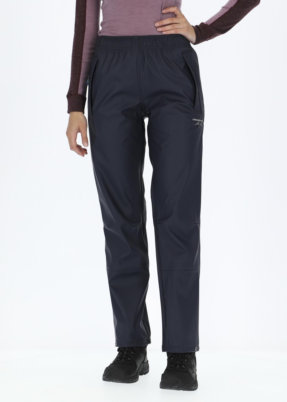 VÀderöarna Pants W, Navy/Black, 34, Regnbyxor | Dam - KlÀder - RegnklÀder - Regnbyxor | Padelspecialisterna