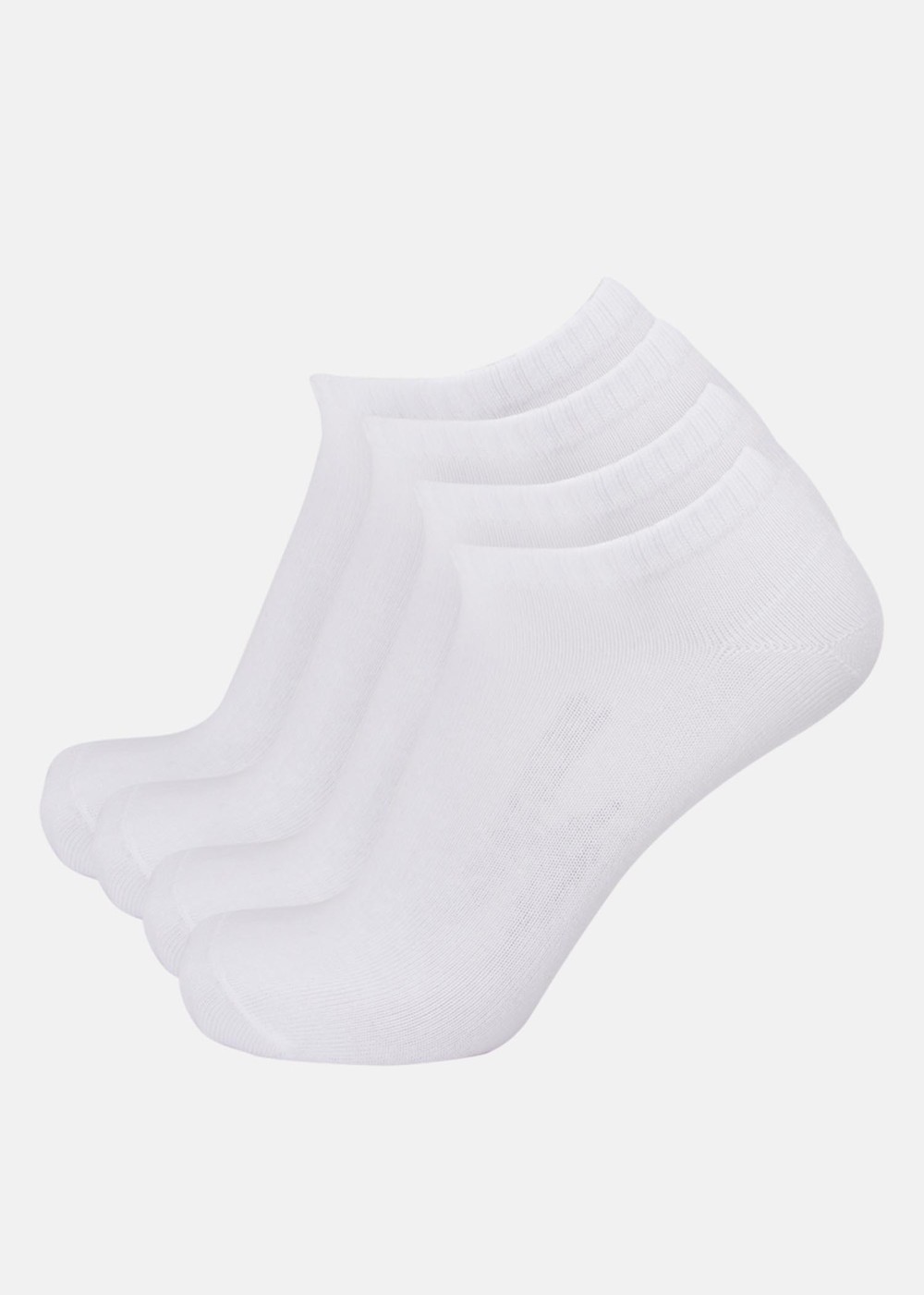 Ankle Socks 4-Pack, White, 35-38, Bomullsstrumpor | Herr - Kläder - Strumpor - Bomullsstrumpor | Padelspecialisterna