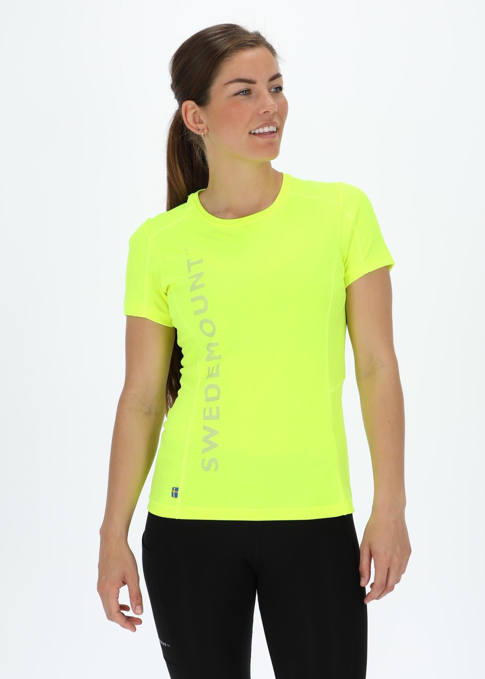 Training Logo Tee W, Neon/Reflective, 44, Tränings-T-Shirts | Dam - Aktivitet - Träningskläder - Tränings-t-shirts | Padelspecialisterna