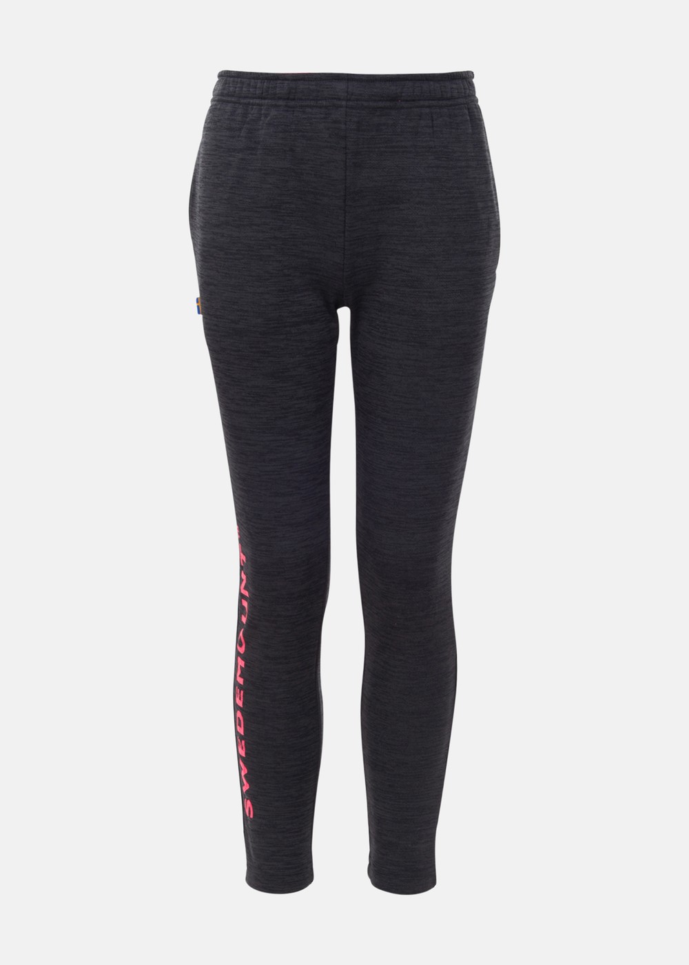 Training Logo Pants Jr, Charcoal Melange/New Pink, 160, Sweatpants | Junior - Aktivitet - Träningskläder - Sweatpants | Padelspecialisterna