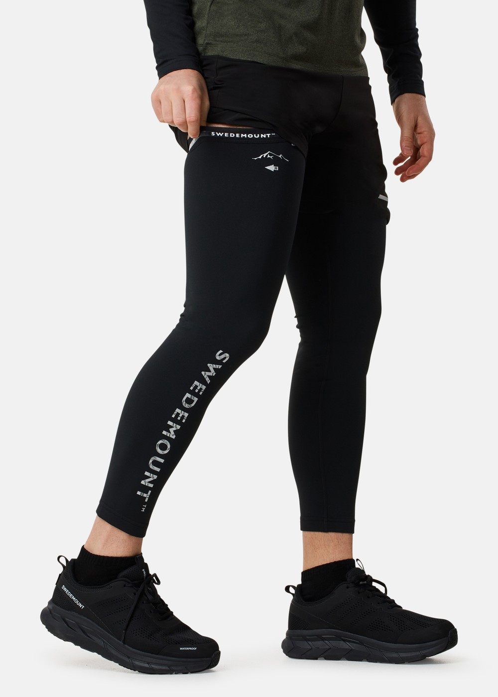 Leg Sleeve, Black, M/L, Träningstillbehör | Herr - Aktivitet - Träningskläder - Träningstillbehör | Padelspecialisterna