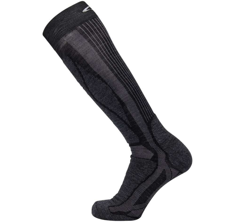 Alpine, Black/Charcoal Melange, 37-39, Skidstrumpor | Herr - Kläder - Strumpor - Skidstrumpor | Padelspecialisterna
