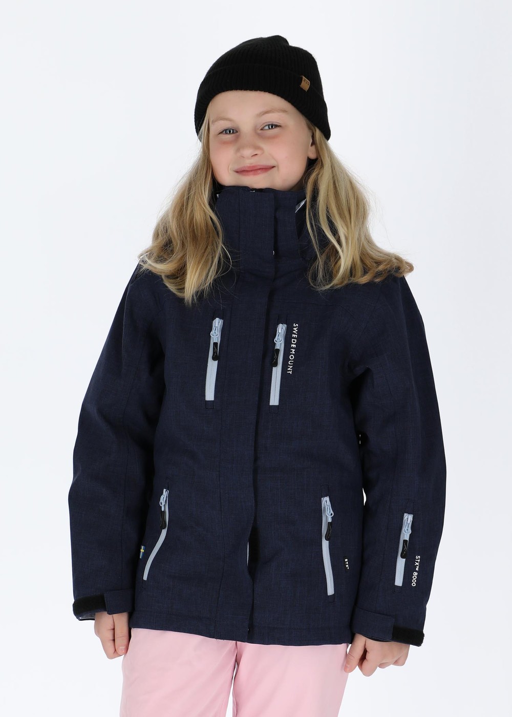 Cervinia Jacket Jr, Navy Melange/Lt Blue, 116, Skidjackor | Sport & aktivitet - Sporter - Alpin skidåkning - Skidjackor | Padelspecialisterna