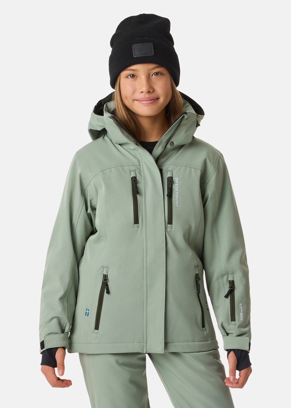 Cervinia Jacket Jr, Seaweed Green/Dk. Olive Green, 152, Skidjackor | Sport & aktivitet - Sporter - Alpin skidåkning - Skidjackor | Padelspecialisterna