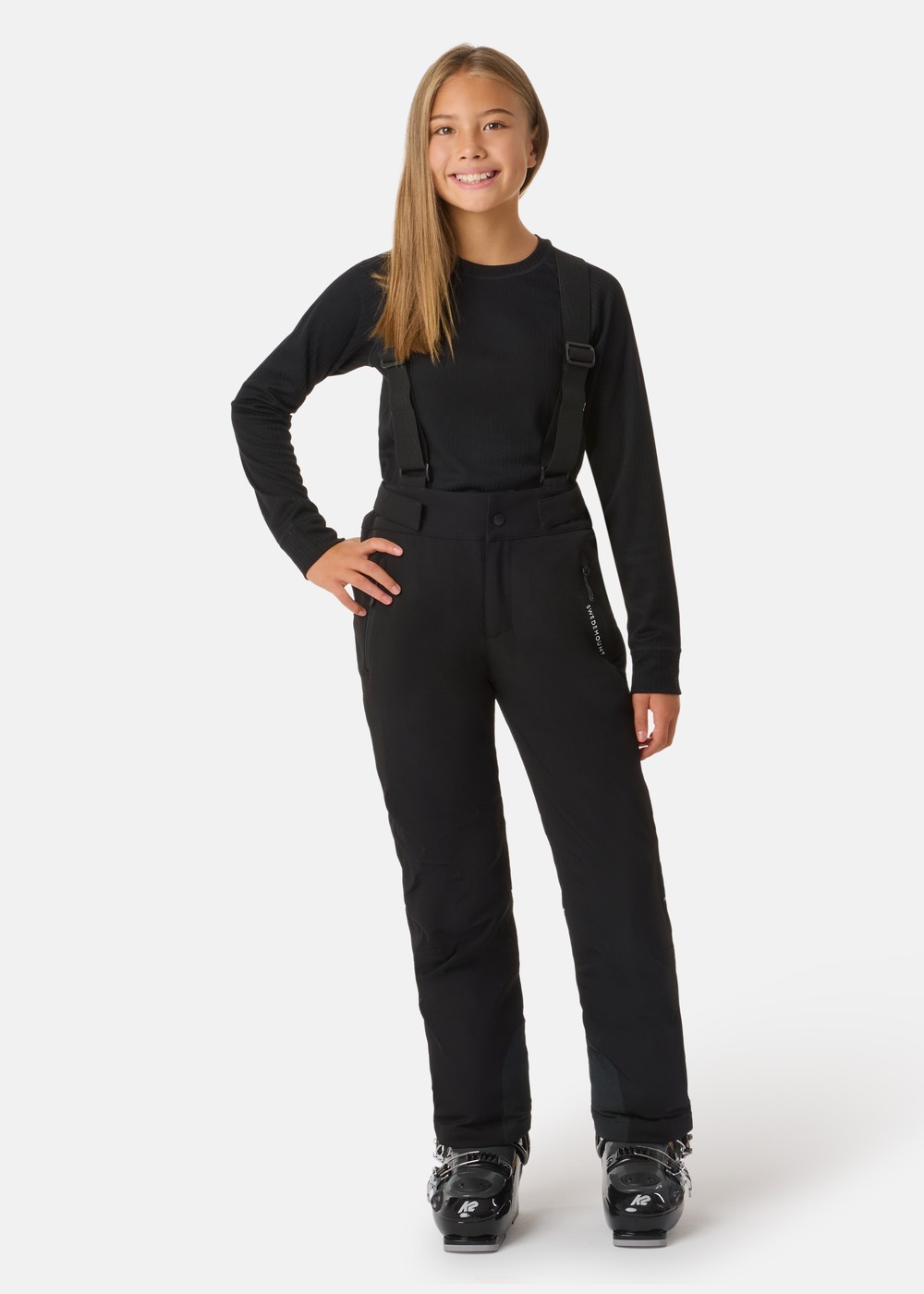 Ski Pants Jr, Black, 140, Skidbyxor | Sport & aktivitet - Sporter - Alpin skidåkning - Skidbyxor | Padelspecialisterna