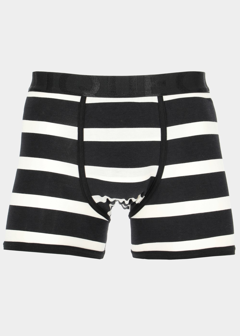 Bamboo Boxer Long Leg 1p, White/Black, S, Underkläder | Herr - Kläder - Underkläder | Padelspecialisterna