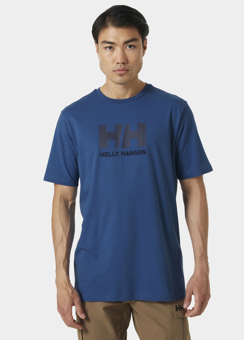 Hh Logo T-Shirt, 636 Azurite, M, T-Shirts | Herr - Kläder - T-shirts | Padelspecialisterna
