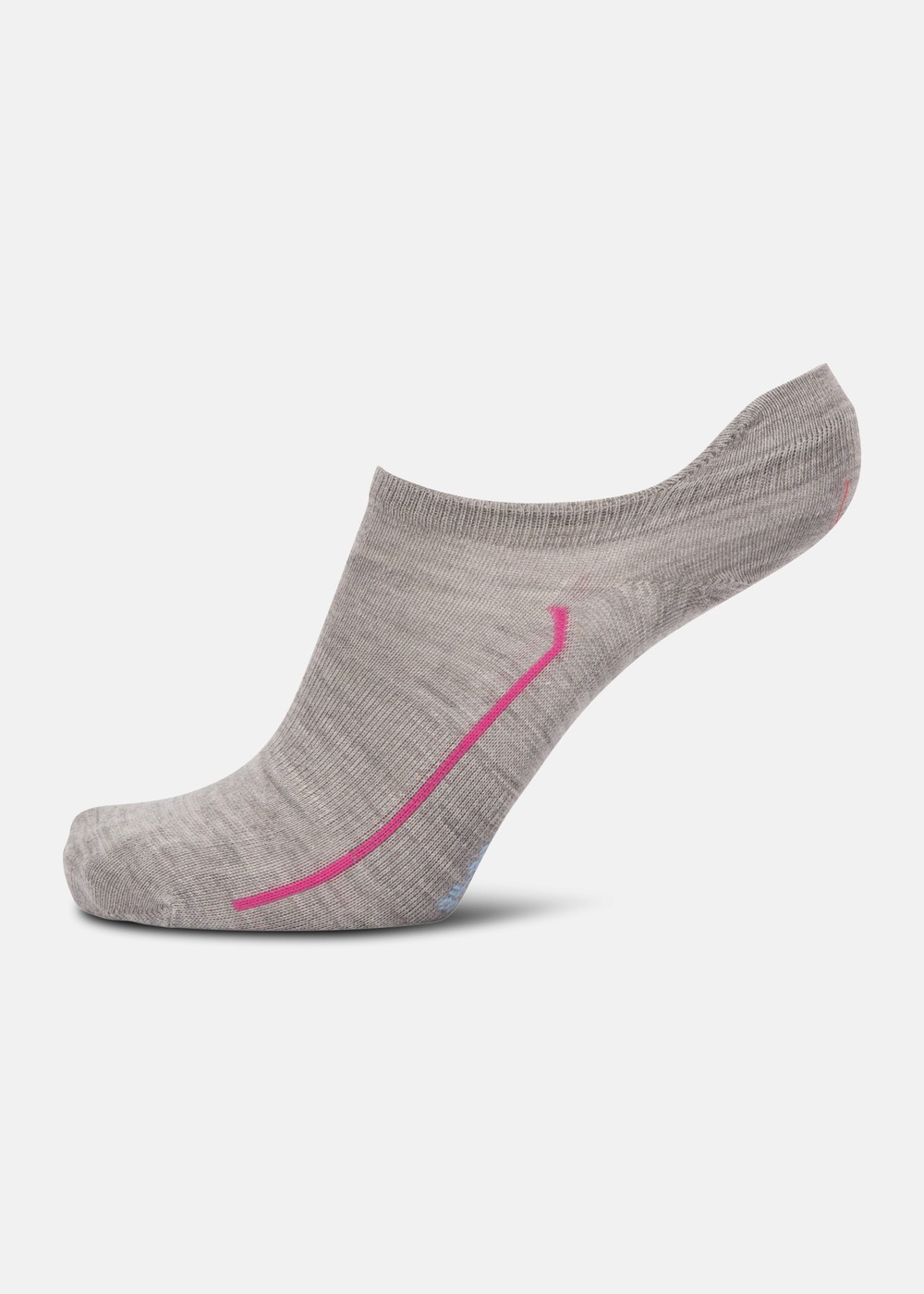 Bris No Show Sock 2pk, Grey Melange/Beetroot, 37-39, Vandringsstrumpor | Herr - KlÀder - Strumpor - Vandringsstrumpor | Padelspecialisterna
