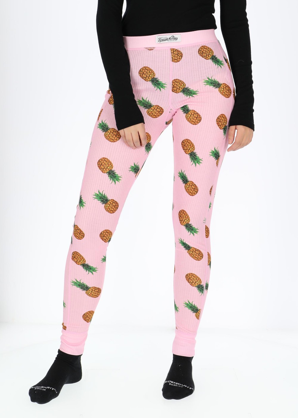 Pants Baselayer W, Pink Pineapple Print, 38, Funktionsunderställ | Dam - Kläder - Underställ - Funktionsunderställ | Padelspecialisterna