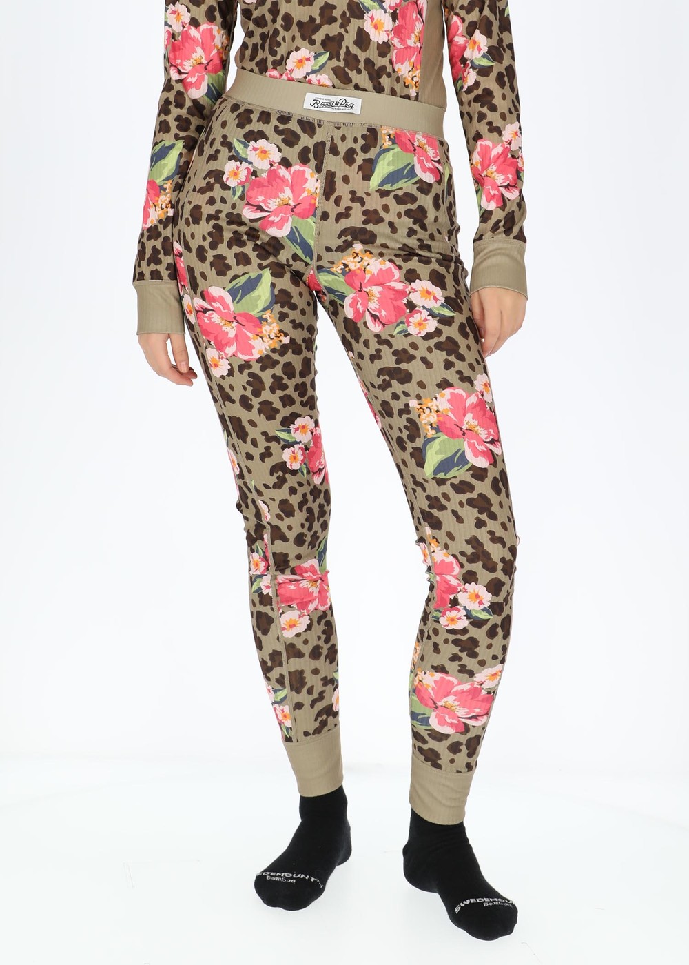 Pants Baselayer W, Leo Flower Aop, 40, Funktionsunderställ | Dam - Kläder - Underställ - Funktionsunderställ | Padelspecialisterna