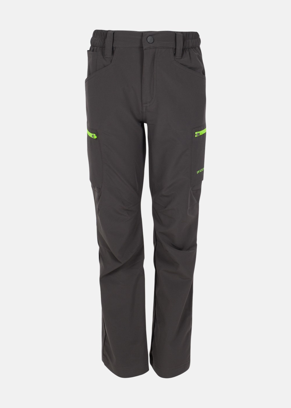 Glittertind Pants Jr, Olive/Neon, 130, Byxor | Junior - Aktivitet - Outdoorkläder - Byxor | Padelspecialisterna