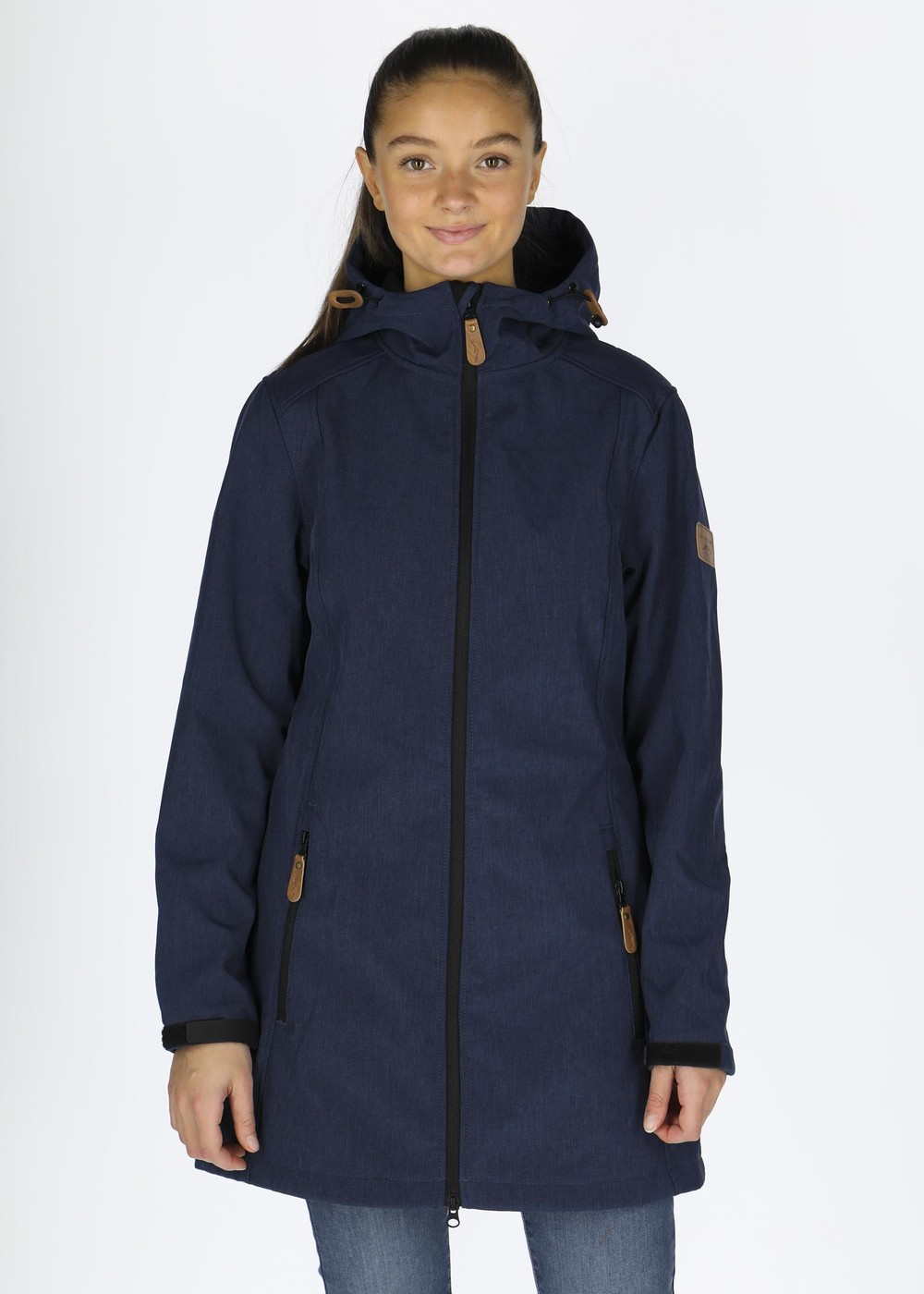 Softshell Coat W, Navy Melange, 44, Vårjackor | Mode - Jackor - Vårjackor | Padelspecialisterna