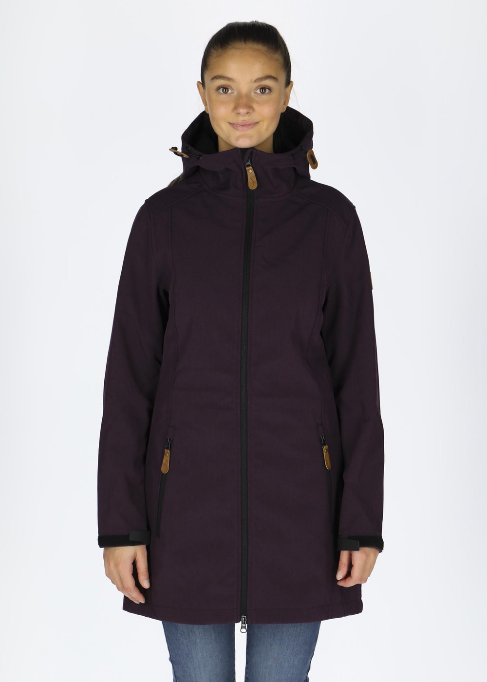 Softshell Coat W, Plum Melange, 36, Vårjackor | Mode - Jackor - Vårjackor | Padelspecialisterna