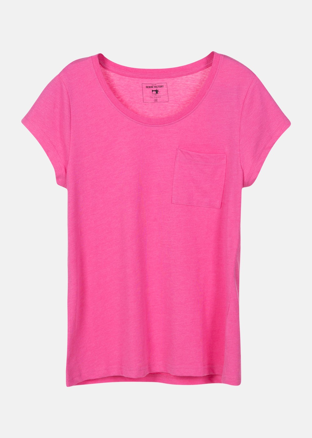 Pocket Tee W, Pink Melange, 36, T-Shirts | Dam - Kläder - T-shirts | Padelspecialisterna