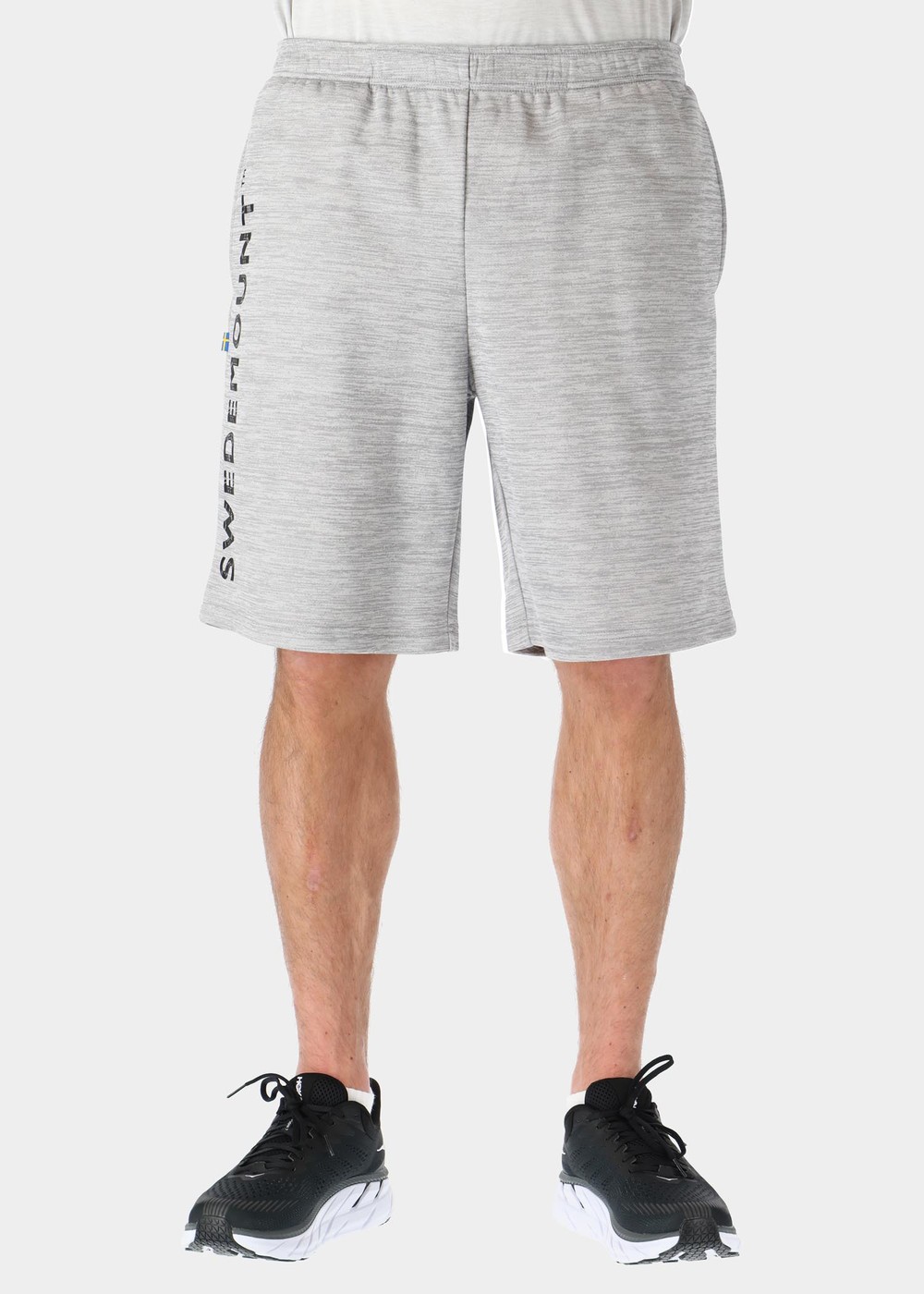 Training Logo Shorts, Lt Greymelange/Charcoal Mel, Xs, Vardagsshorts | Herr - Kläder - Shorts - Vardagsshorts | Padelspecialisterna