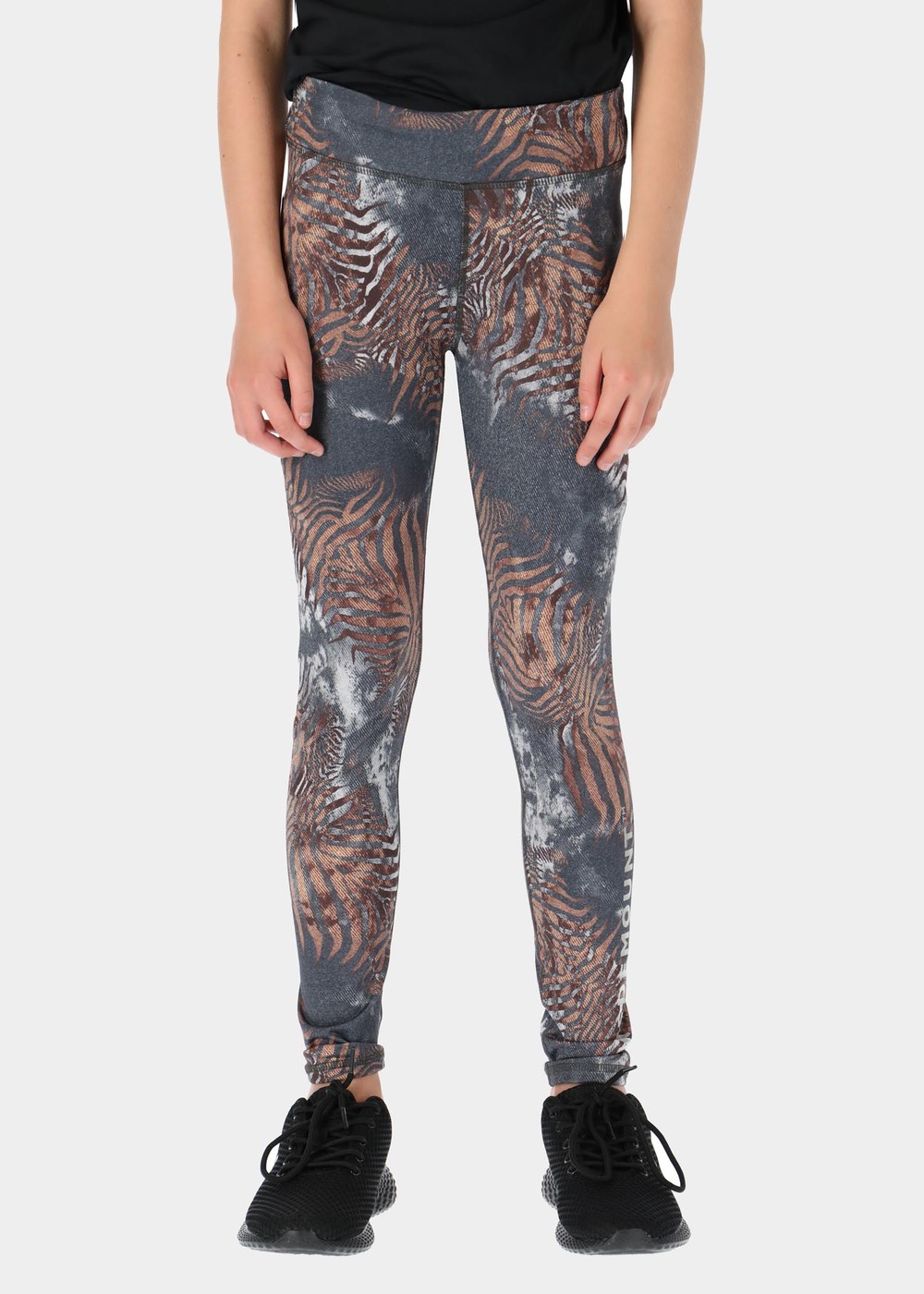 Performance Long Tights Jr, Black Zebra, 160, Träningstights | Junior - Aktivitet - Träningskläder - Träningstights | Padelspecialisterna
