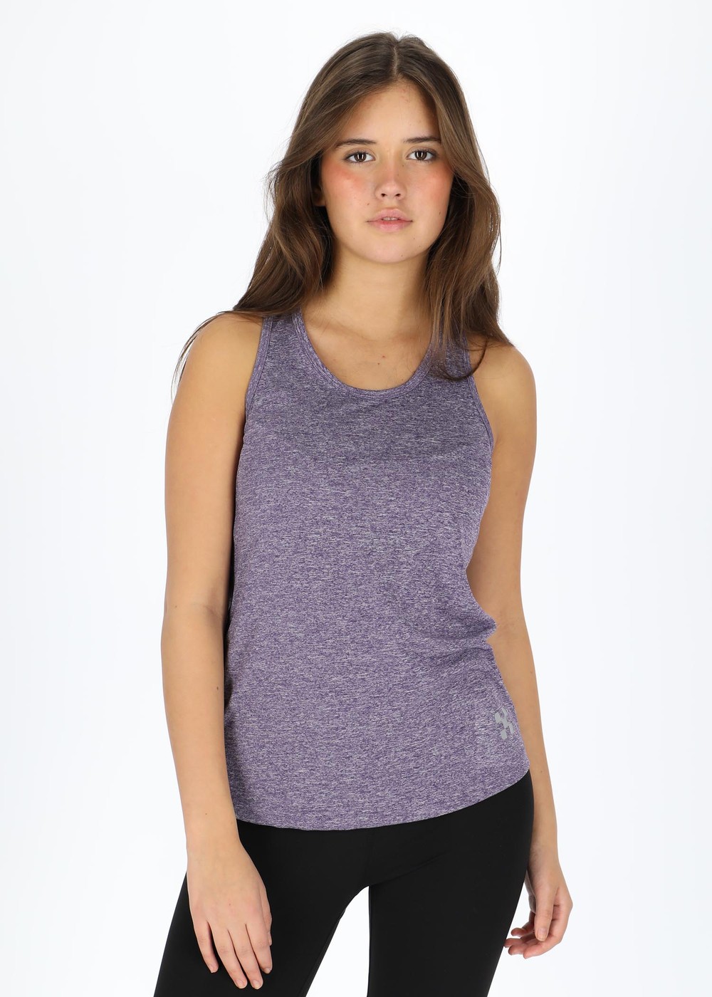 Training Singlet W, Purple Melange, 36, Löpar-Linnen | Dam - Aktivitet - Löparkläder - Löpar-linnen | Padelspecialisterna