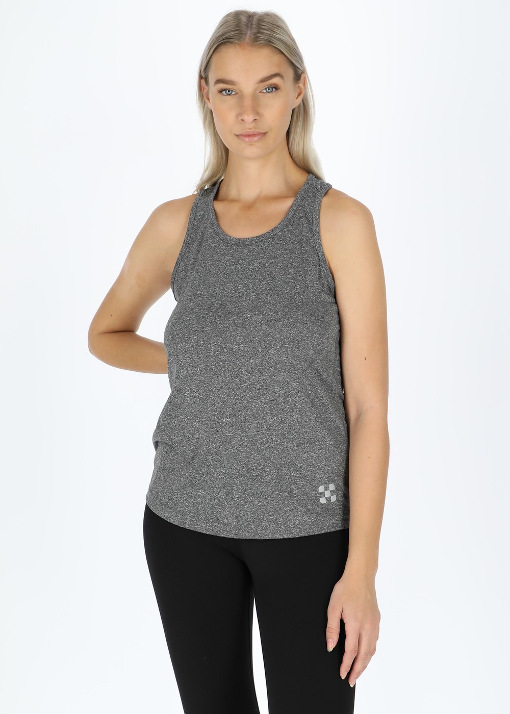 Training Singlet W, Charcoal Melange, 34, Löpar-Linnen | Dam - Aktivitet - Löparkläder - Löpar-linnen | Padelspecialisterna