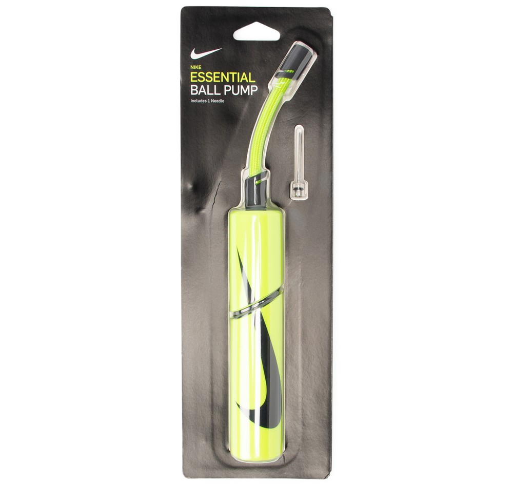 Nike Essential Ball Pump Intl, Volt/Black/Black, No Size, Benskydd Och Tillbehör | Sport & aktivitet - Sporter - Fotboll - Benskydd och tillbehör | Padelspecialisterna