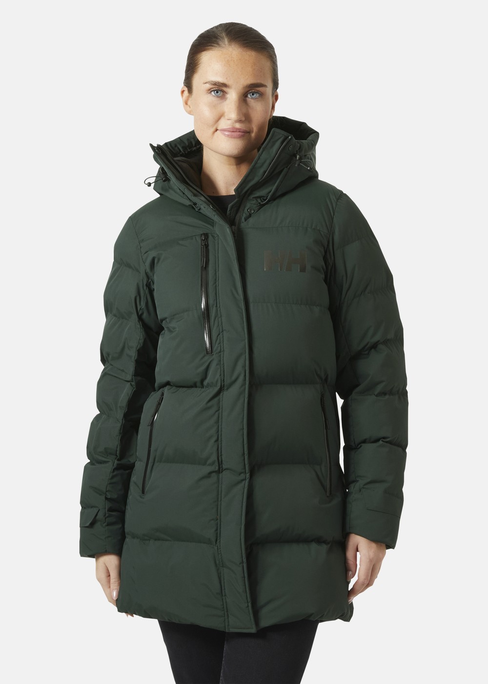 W Adore Puffy Parka, Dark Jungle, L, Vinterjackor | Dam - Kläder - Jackor - Vinterjackor | Padelspecialisterna