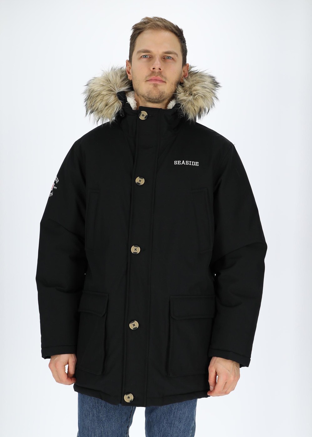 Oregon Parka Sr, Black, S, Vinterjackor | Herr - Kläder - Jackor - Vinterjackor | Padelspecialisterna