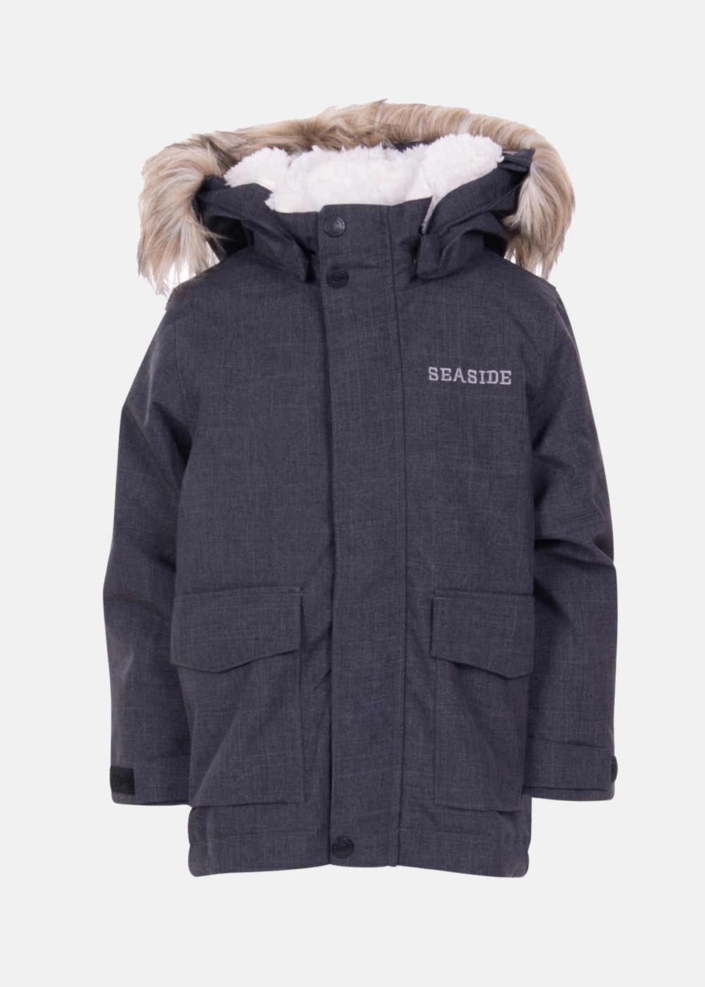 Denver Parka Kids, Grey Melange, 80, Vinterjackor | Junior - Kläder - Jackor - Vinterjackor | Padelspecialisterna