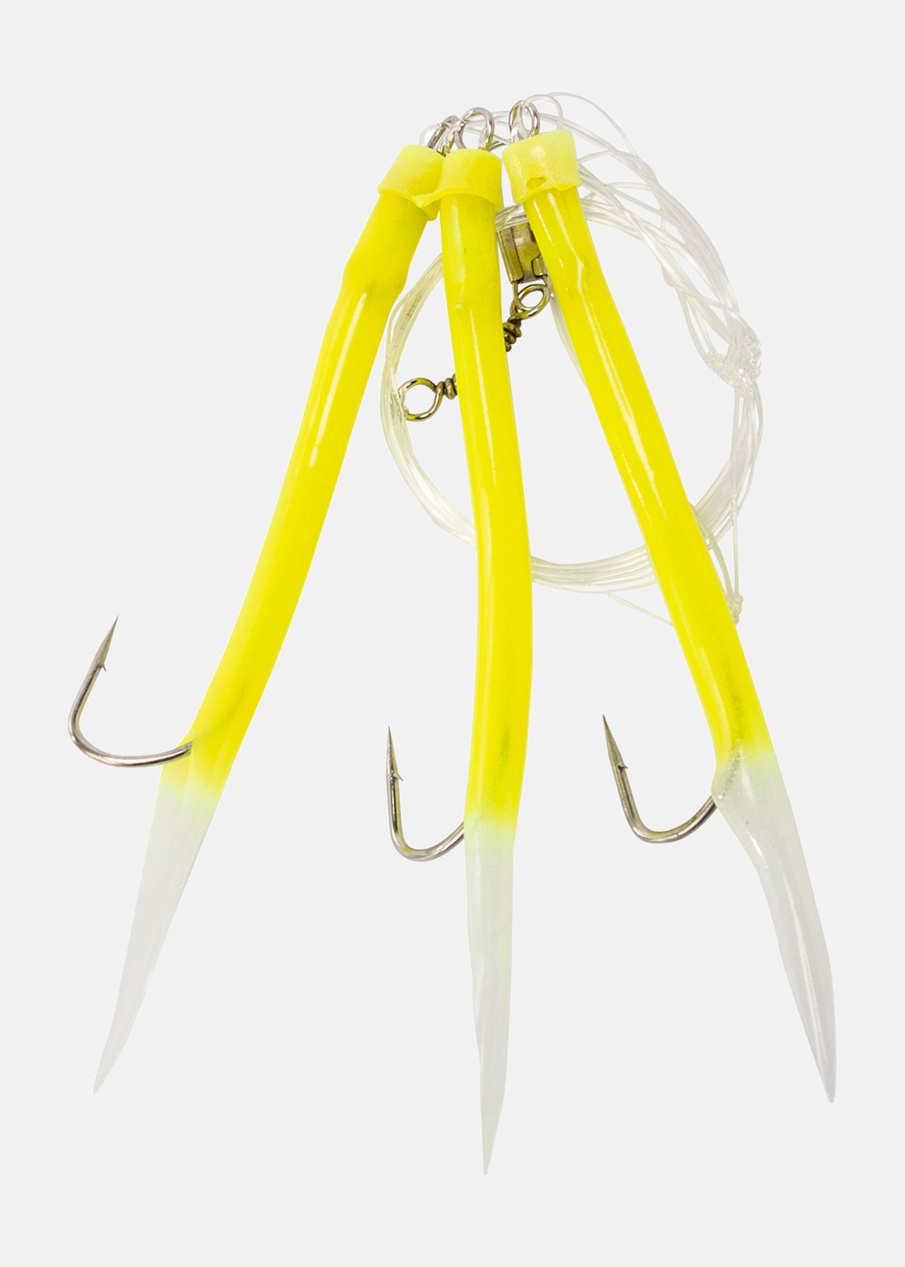 Gummi Makk Gul/Lys Rigged #6/0, Gul/Lys, Onesize, Kustdrag | Sport & aktivitet - Fiske - Fiskedrag - Kustdrag | Padelspecialisterna