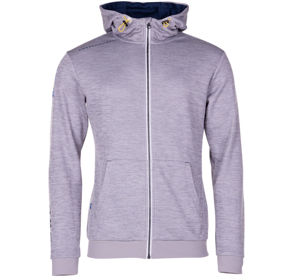Training Zip Hood Sr Biathlon, Lt Greymelange/Navy Melange, Xs, Hoodies | Herr - Kläder - Tröjor - Hoodies | Padelspecialisterna