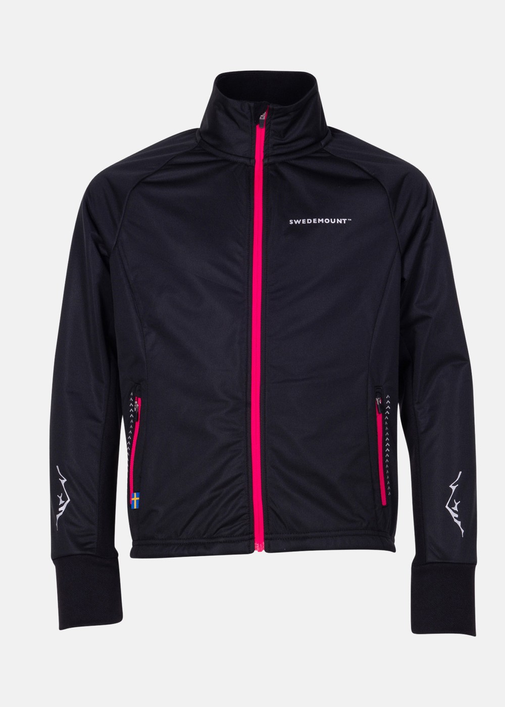 X.C.S. Wasa Jacket Jr, Black/Fresh Pink, 130, Längdskidkläder | Sport & aktivitet - Sporter - Längdskidåkning - Längdskidkläder | Padelspecialisterna