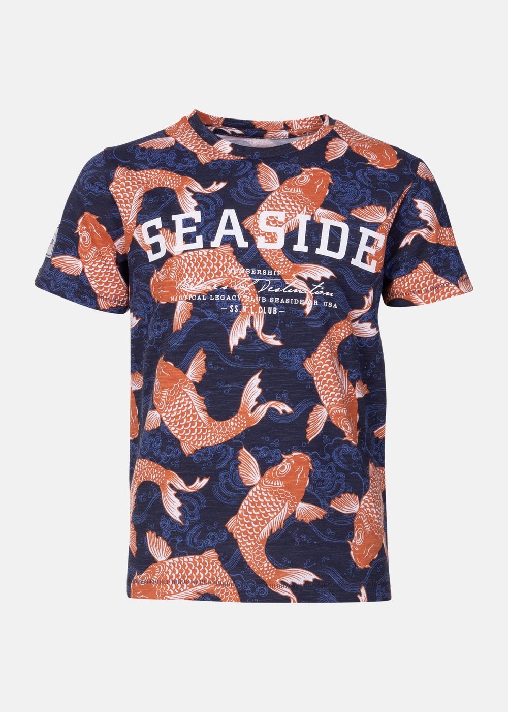 Sushi Tee Jr, Navy/Red, 90, T-Shirts | Junior - Kläder - T-shirts | Padelspecialisterna