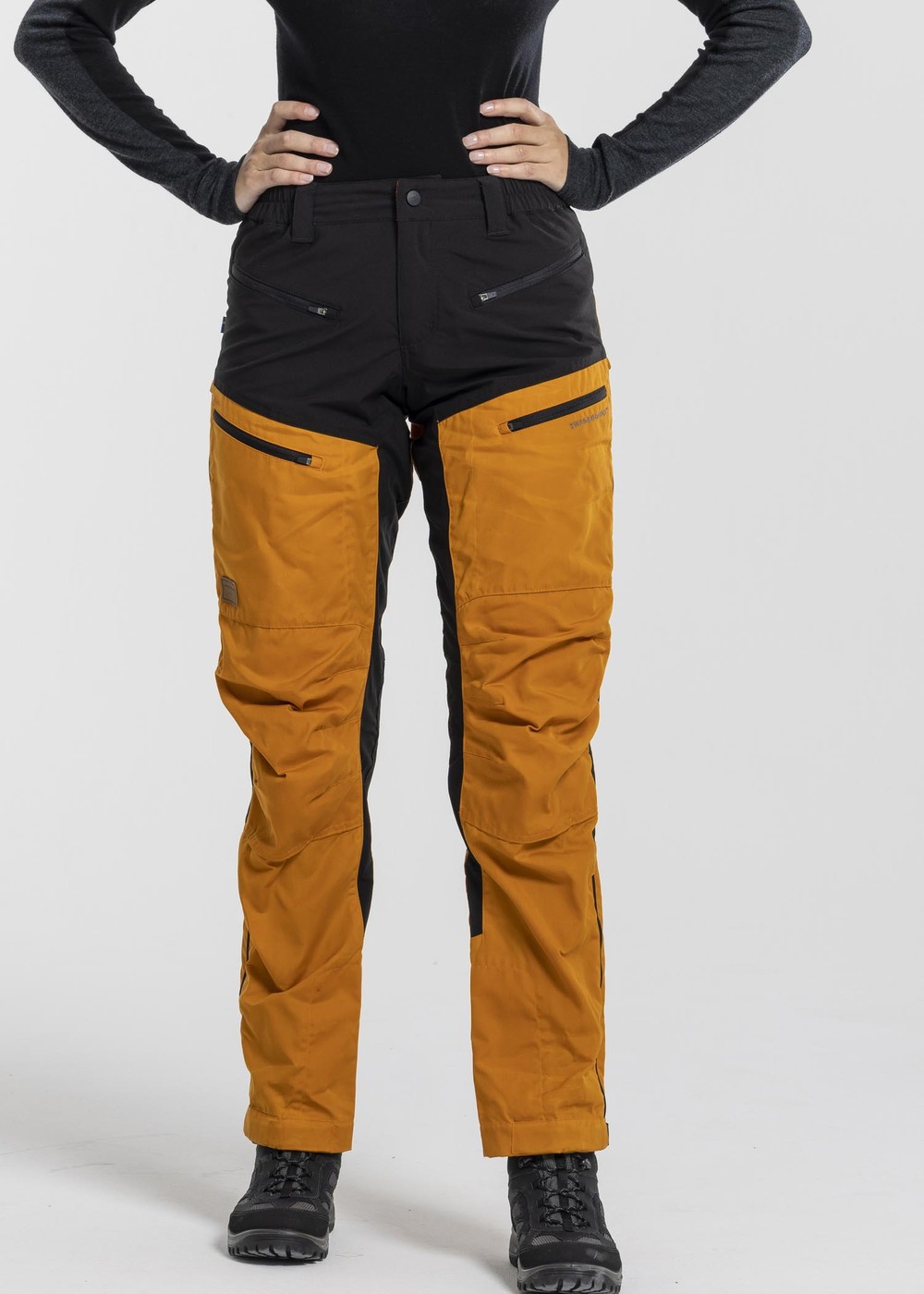 Nordkap Stretch Pants 2.0 W, Yellow/Black, 42, Vandringsbyxor | Dam - Kläder - Byxor - Vandringsbyxor | Padelspecialisterna