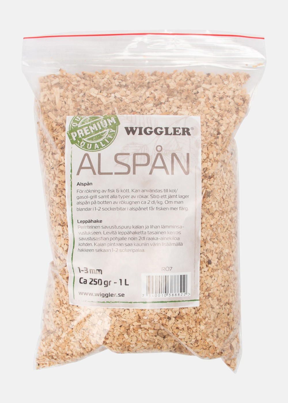 Wiggler Alspån 250gr, Trä, 250, Verktyg Och Tillbehör | Sport & aktivitet - Fiske - Verktyg och tillbehör | Padelspecialisterna