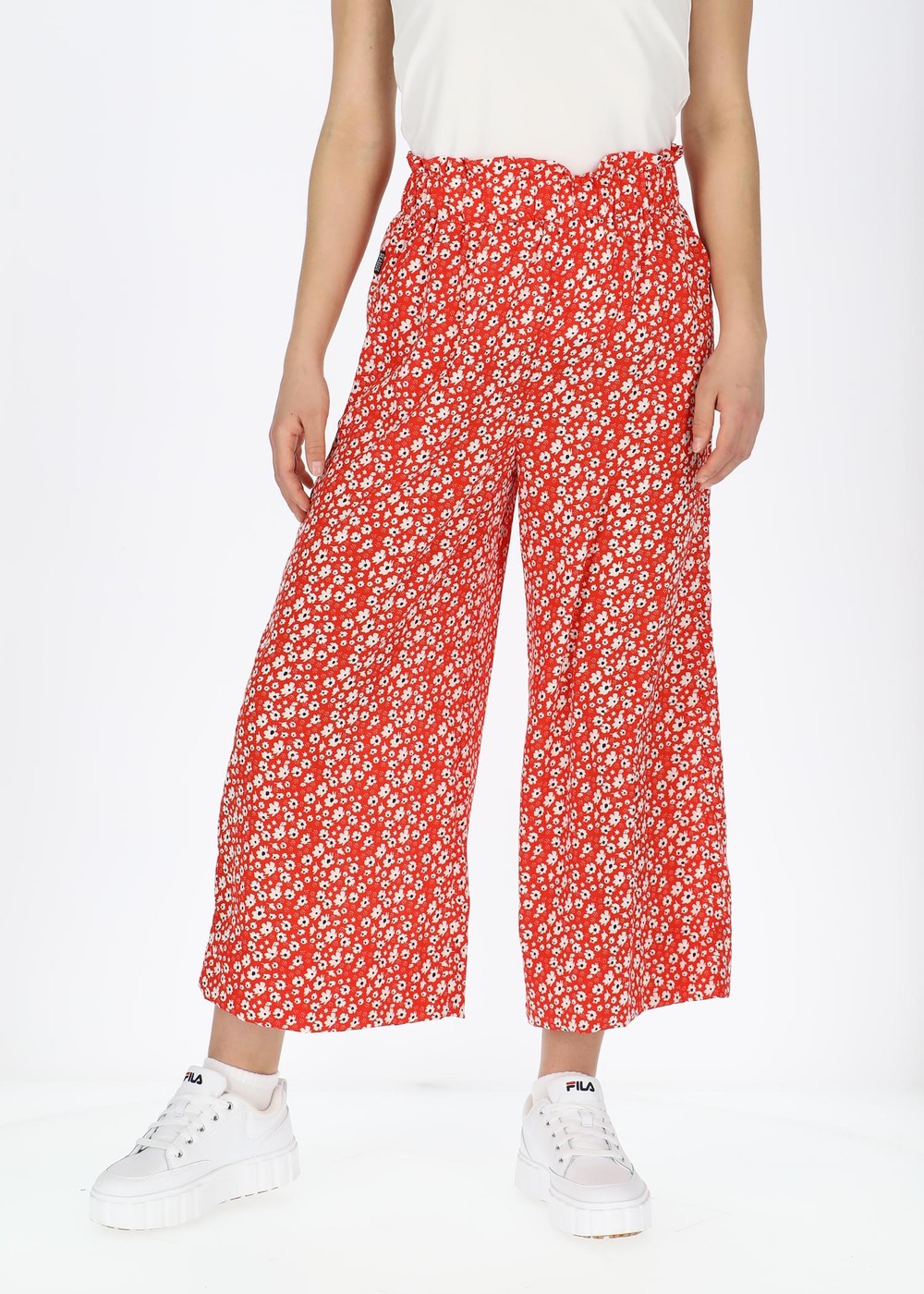 Sankt Claud Pants, Red Flower, 48, Strandkläder | Dam - Kläder - Badkläder - Strandkläder | Padelspecialisterna