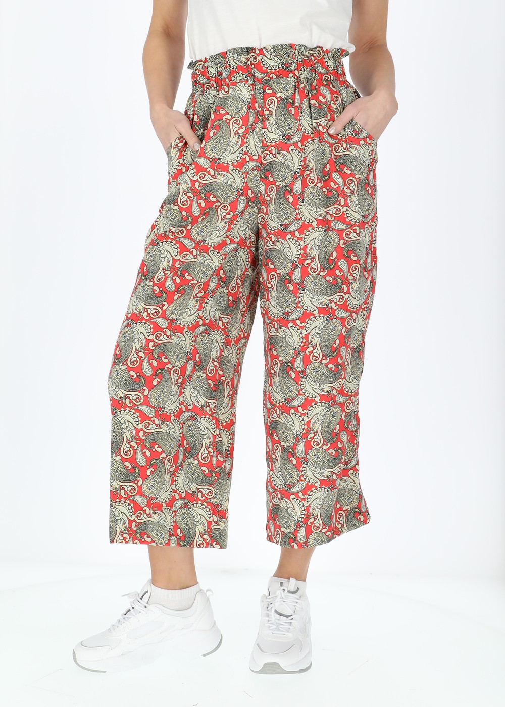Sankt Claud Pants, Paisley Raspberry, 40, Strandkläder | Dam - Kläder - Badkläder - Strandkläder | Padelspecialisterna