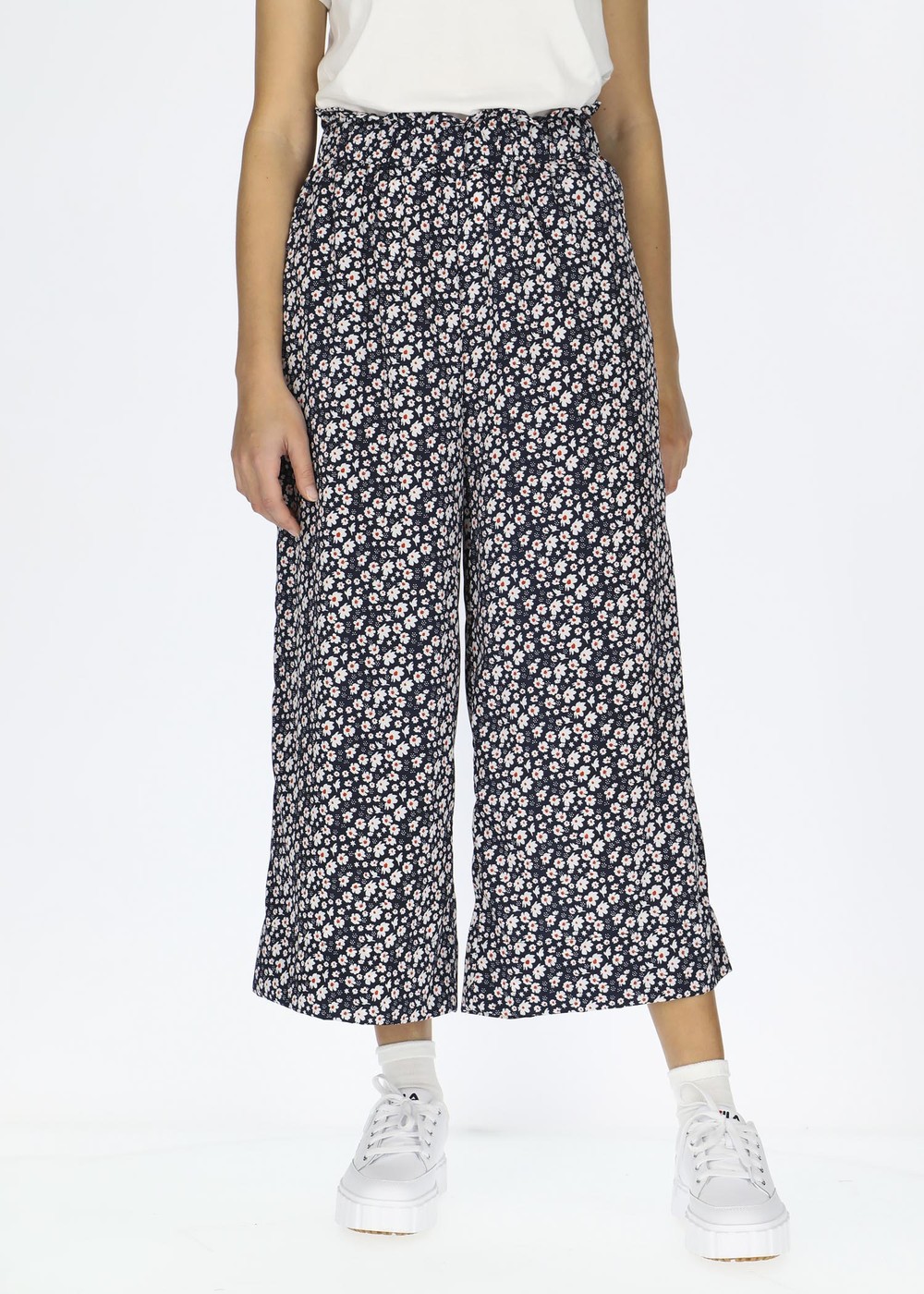 Sankt Claud Pants, Navy Flower, 46, Strandkläder | Dam - Kläder - Badkläder - Strandkläder | Padelspecialisterna