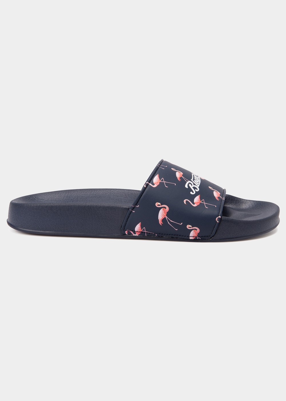 Hawaii Slippers, Navy Flamingo, 42, Tofflor | Herr - Kläder - Badkläder - Tofflor | Padelspecialisterna