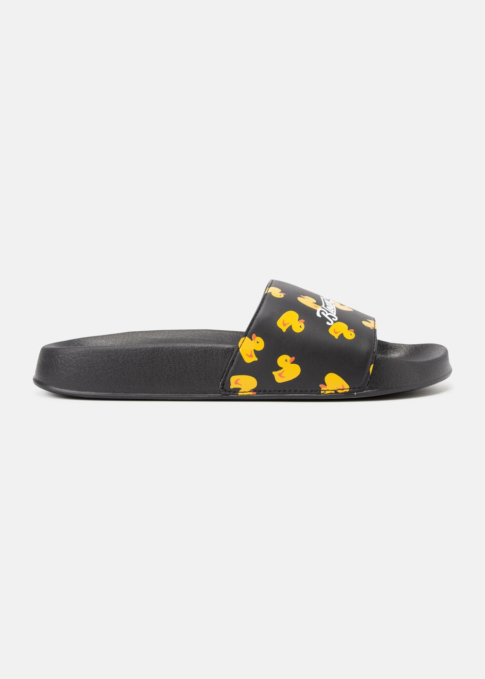 Hawaii Slippers, Black Yellow Duck, 38, Tofflor | Herr - Kläder - Badkläder - Tofflor | Padelspecialisterna