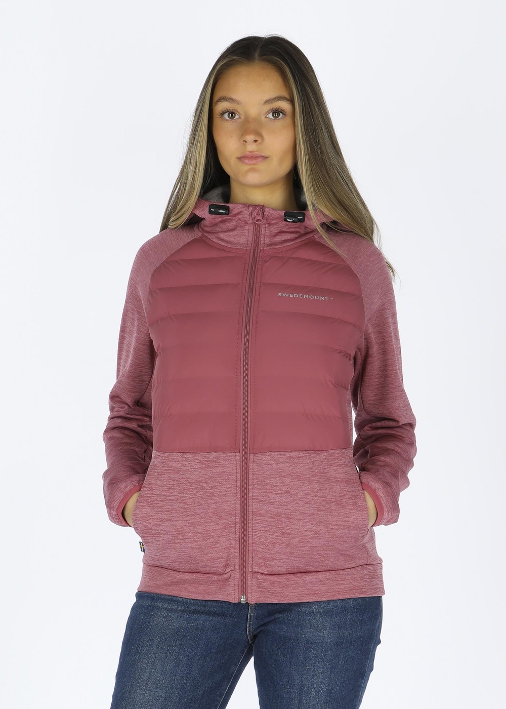Training Hybrid Jacket W, Dusty Rose Melange/Lt. Grey Me, 34, Bästsäljare | Dam - Bästsäljare | Padelspecialisterna