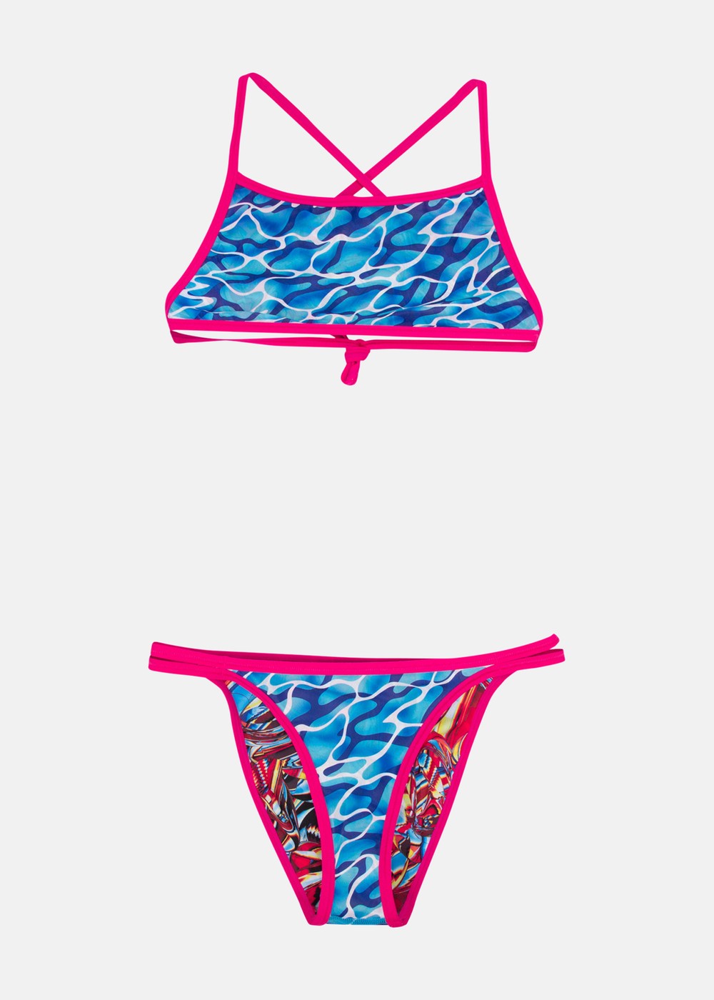 Flip R 2 Pcs Tf Ou/Tu 30(26""), Pink/Turquise, 30, Bikinis | Dam - Kläder - Badkläder - Bikinis | Padelspecialisterna