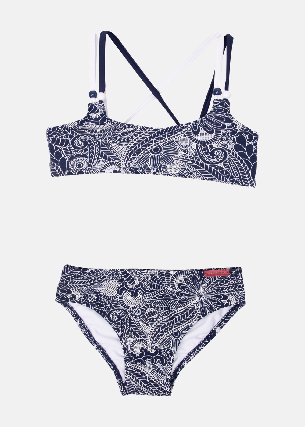 Flower Flow Niki, Navy, 98-104 T, Bikinis | Junior - Kläder - Badkläder - Bikinis | Padelspecialisterna