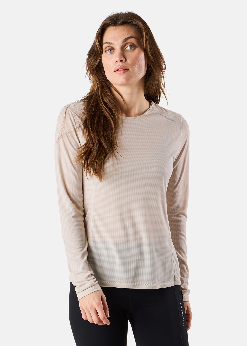 Ultra Light Ls Tee W, Khaki, 38, Löpar-T-Shirts | Dam - Aktivitet - Löparkläder - Löpar-t-shirts | Padelspecialisterna