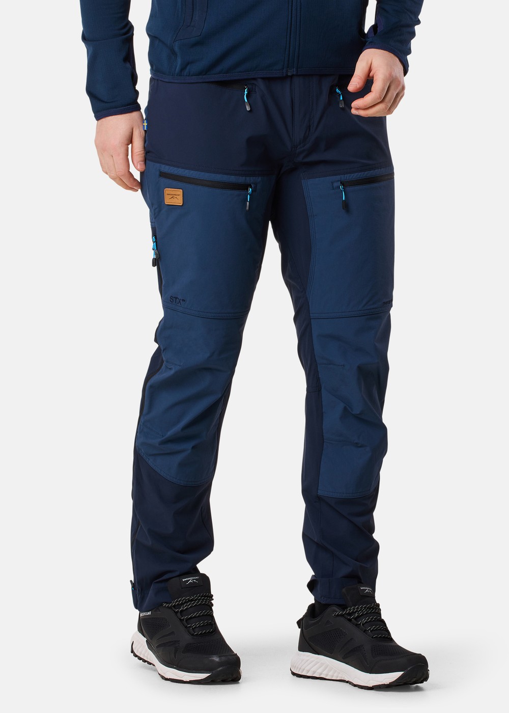 Lofoten Stretch Pants, Dk Navy/Denim Blue, L, Byxor | Herr - Aktivitet - Outdoorkläder - Byxor | Padelspecialisterna