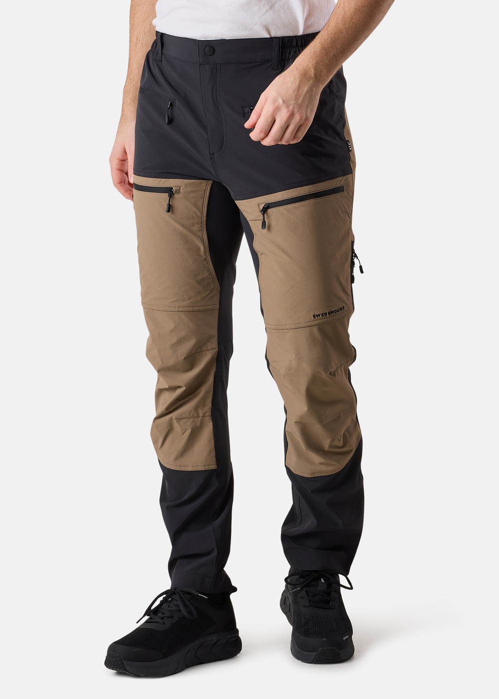 Lofoten Stretch Pants, Black/Dk. Khaki, M, Byxor | Herr - Aktivitet - Outdoorkläder - Byxor | Padelspecialisterna