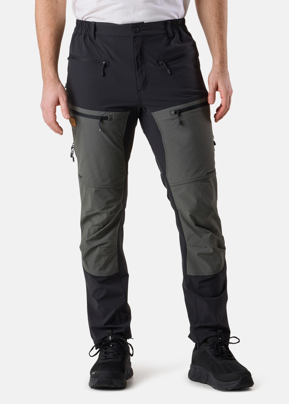 Lofoten Stretch Pants, Black/Sage Green, M, Byxor | Herr - Aktivitet - Outdoorkläder - Byxor | Padelspecialisterna