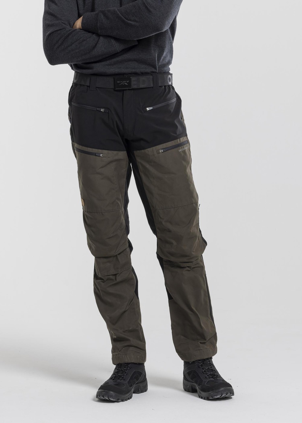 Nordkap Stretch Pants 2.0, Olive/Black, Xs, Vandringsbyxor | Herr - Kläder - Byxor - Vandringsbyxor | Padelspecialisterna