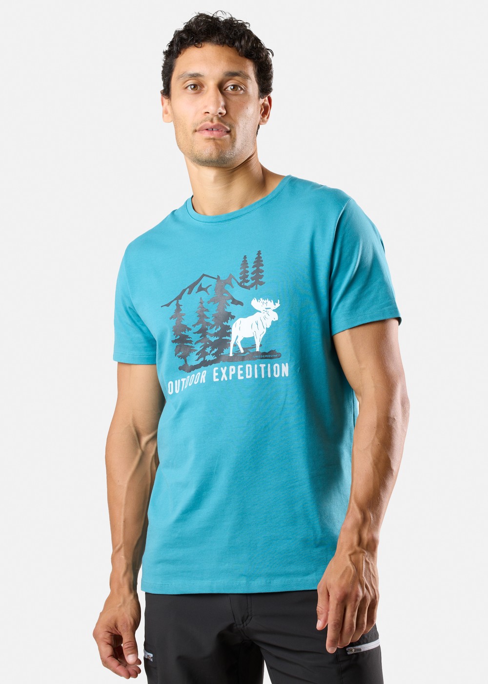 Forest Tee, River Blue, S, T-Shirts | Herr - Aktivitet - Outdoorkläder - T-shirts | Padelspecialisterna