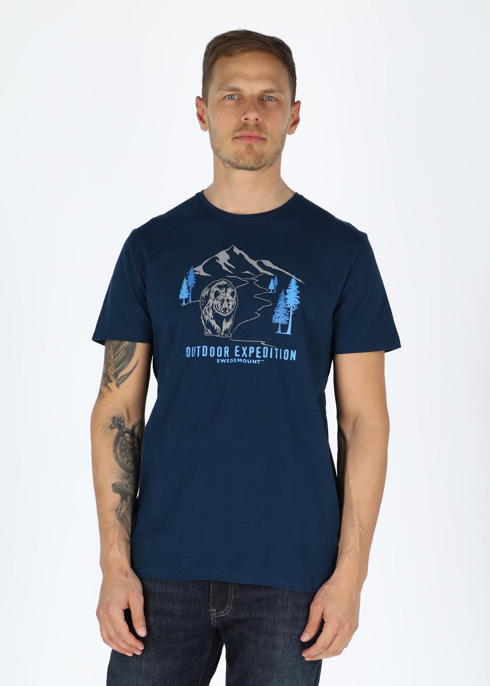 Forest Tee, Blue Bear, 3xl, T-Shirts | Herr - Aktivitet - Outdoorkläder - T-shirts | Padelspecialisterna
