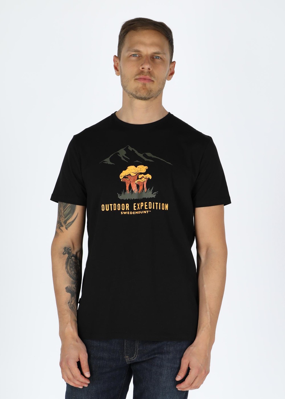 Forest Tee, Black Chantarelle, Xl, T-Shirts | Herr - Aktivitet - Outdoorkläder - T-shirts | Padelspecialisterna