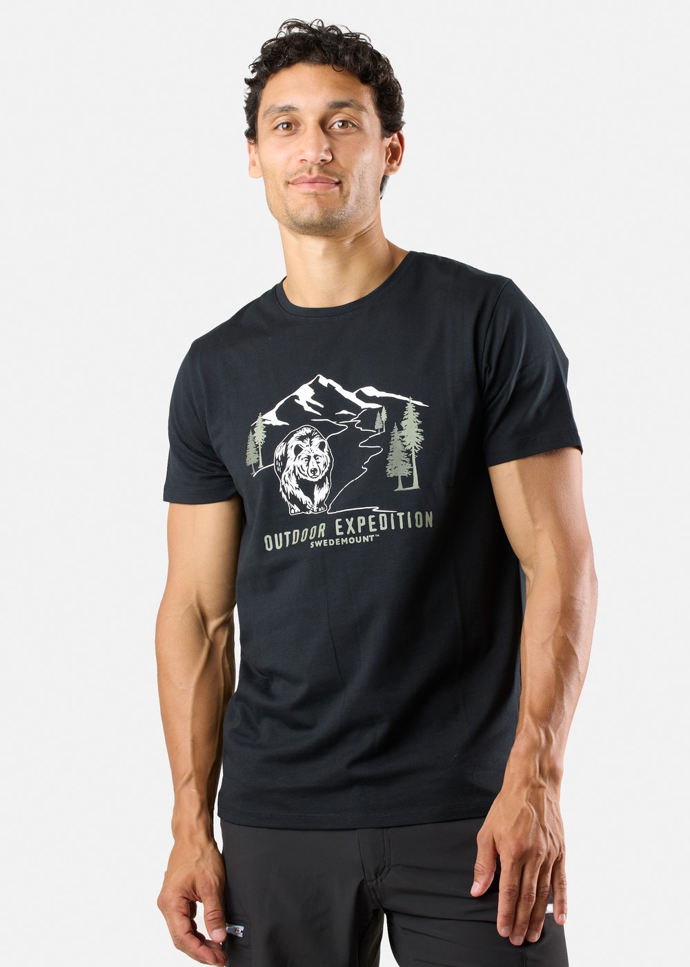 Forest Tee, Black Bear, Xl, T-Shirts | Herr - Aktivitet - Outdoorkläder - T-shirts | Padelspecialisterna