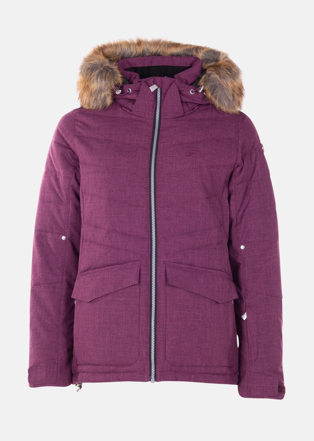 Fennis Jkt W, Grape Wine Melange, 36, Vinterjackor | Dam - Kläder - Jackor - Vinterjackor | Padelspecialisterna